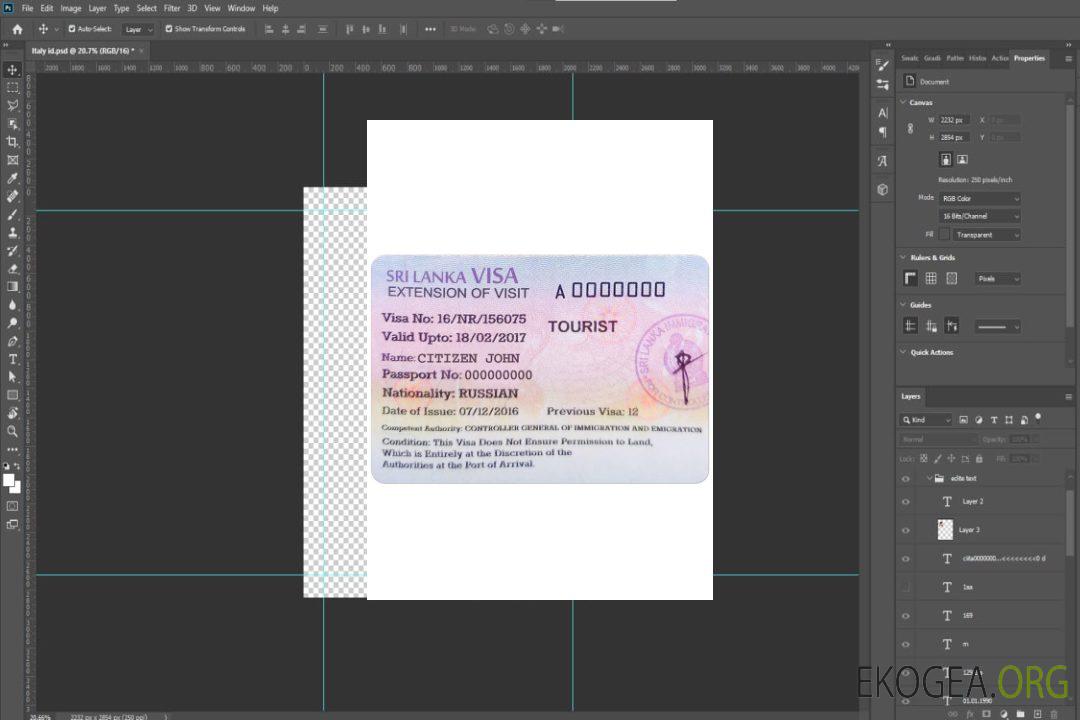 Visa touristique pour le SRI LANKA template Visa touristique pour le SRI LANKA template